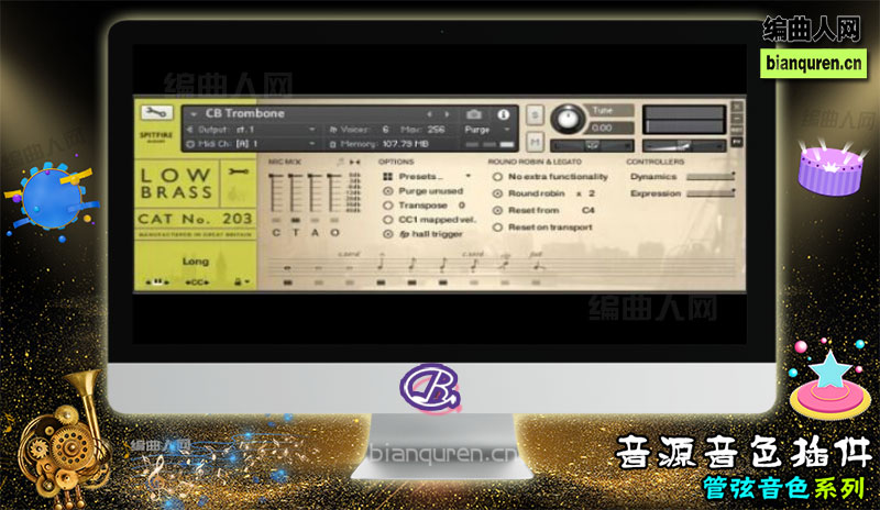 [管弦音源]Spitfire Audio BML Low Brass Kontakt 喷火低音铜管 |Kontakt音源音色VST插件|【编曲人网】官方 百度网盘在线SVIP免费下载503240-bianquren.cn