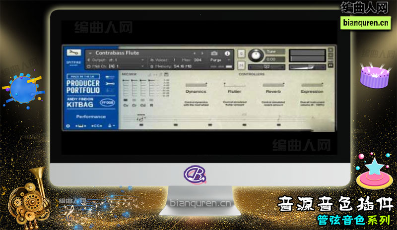 [管弦音源]Spitfire PP008 Andy Findon Kitbag Kontakt 喷火笛类软音源 |Kontakt音源音色VST插件|【编曲人网】官方 百度网盘在线SVIP免费下载503248-bianquren.cn